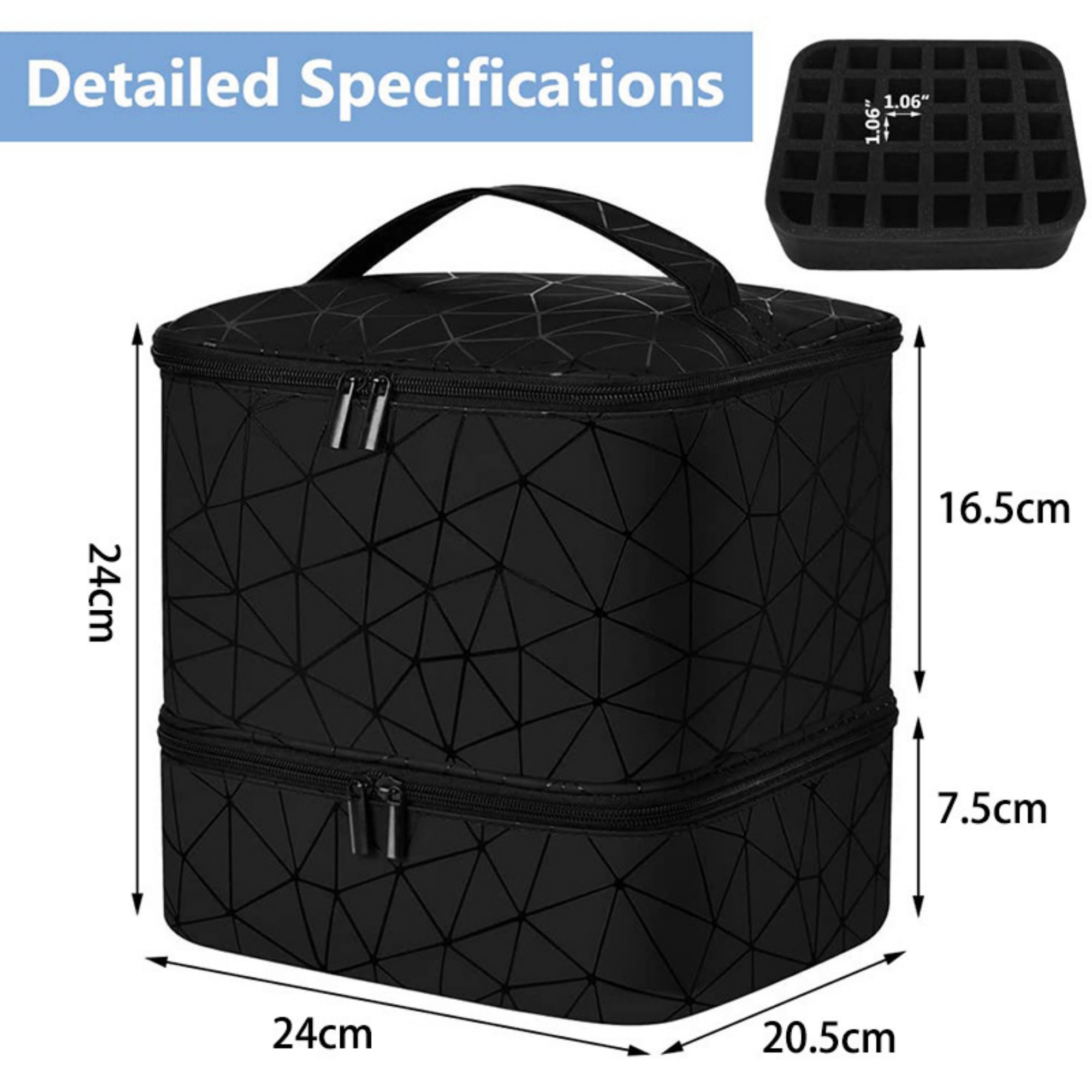 Nail Polish Organizer Bag Item No#12379 - Image 3