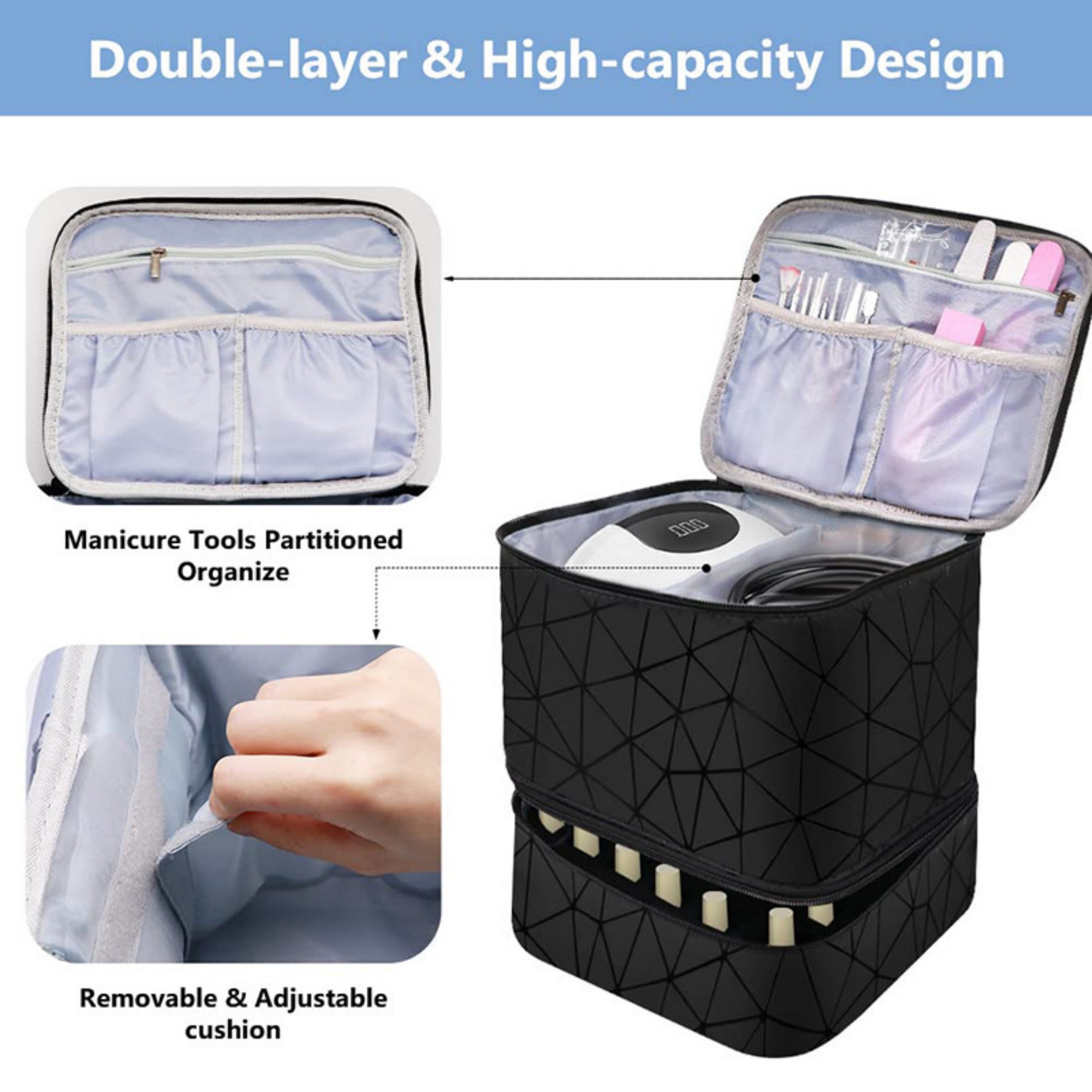 Nail Polish Organizer Bag Item No#12379 - Image 5