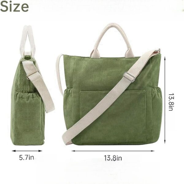 Corduroy Tote Bag Item No#12396 - Image 3