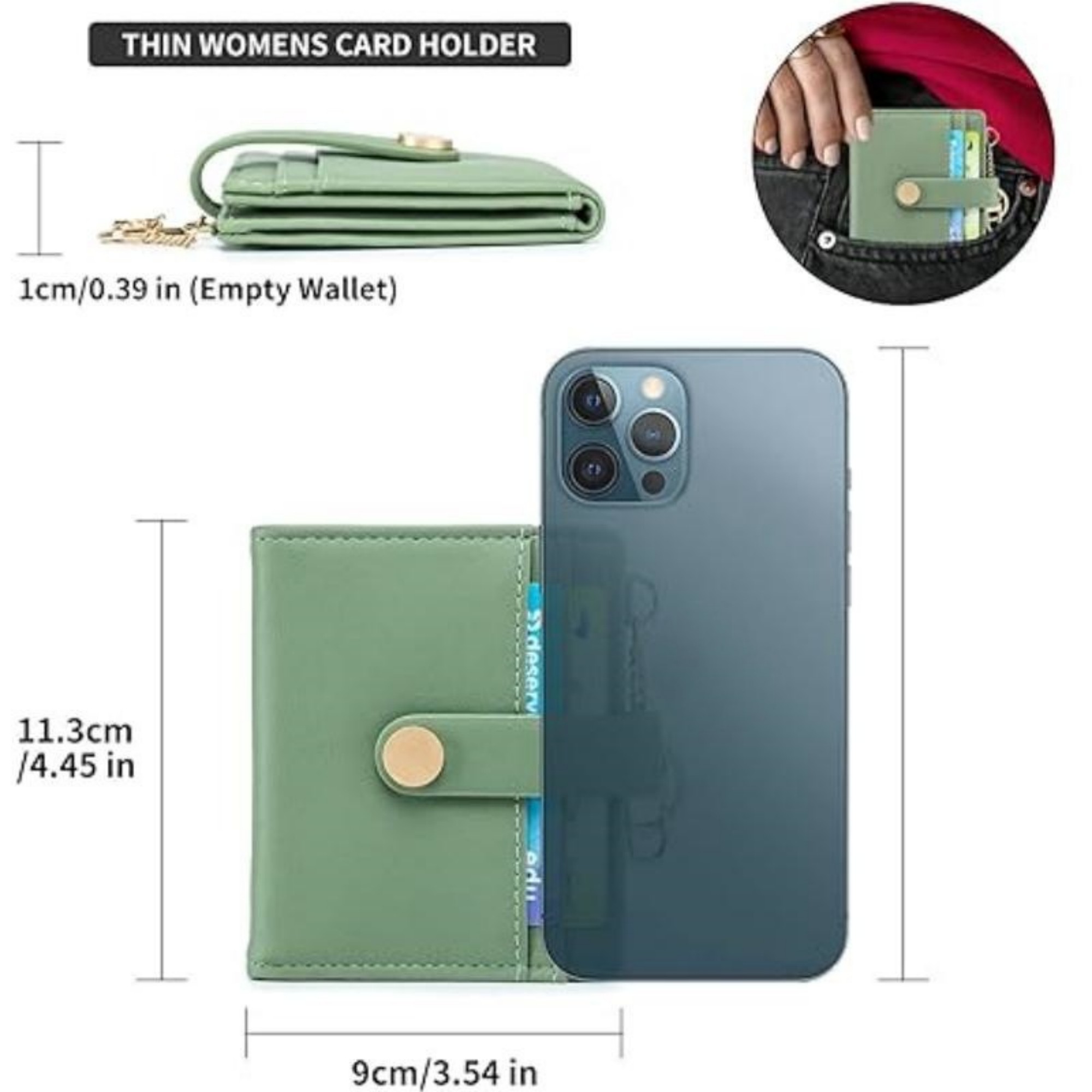 Rfid Blocking Bifold Credit Card Holder Item No#12403 - Image 3