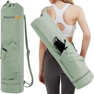 Yoga Mat Bag With Water Bottle And Bottom Wet Pocket Item No#12407