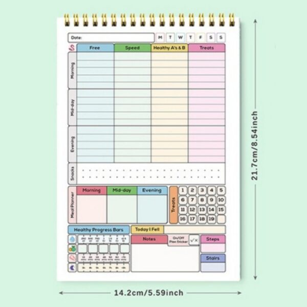 A5 50 Sheets Habit Tracker Notebooks Item No#12418 - Image 3