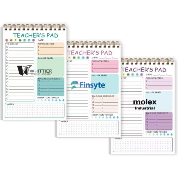 50 Sheets Teacher To Do List Notepad Item No#12430