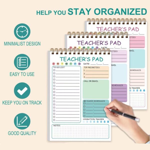 50 Sheets Teacher To Do List Notepad Item No#12430 - Image 4