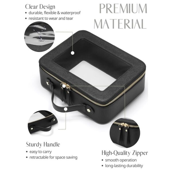 Transparent Toiletry Bag With Zipper Item No#11669 - Image 3