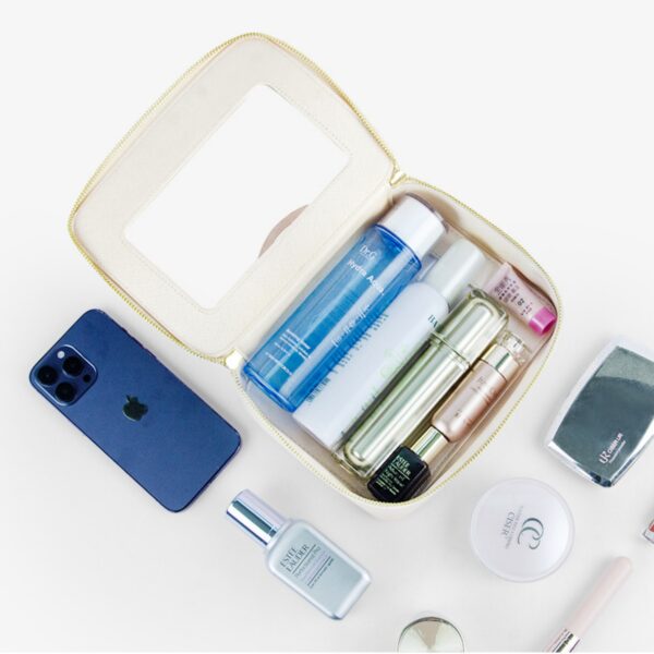 Transparent Toiletry Bag With Zipper Item No#11669 - Image 4