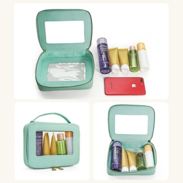 Transparent Toiletry Bag With Zipper Item No#11669 - Image 5