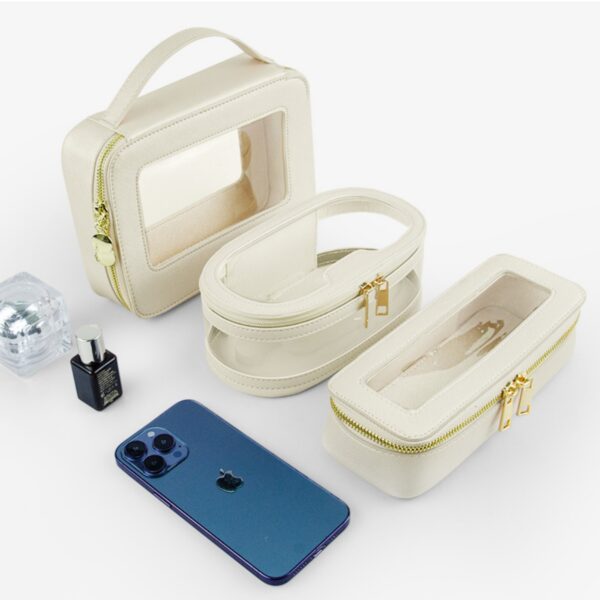 Transparent Toiletry Bag With Zipper Item No#11669 - Image 6