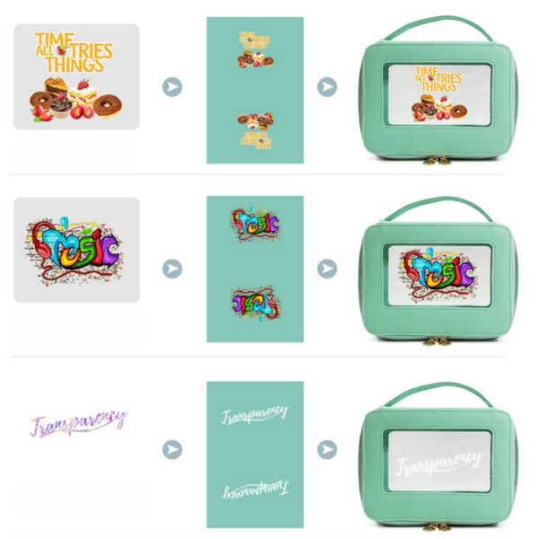 Transparent Toiletry Bag With Zipper Item No#11669 - Image 7