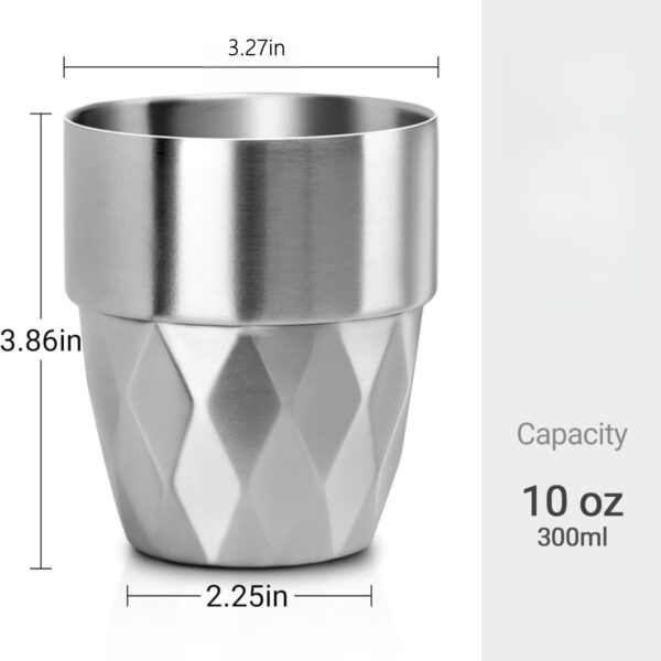 10 oz Stainless Steel Cup Item No#11690 - Image 3