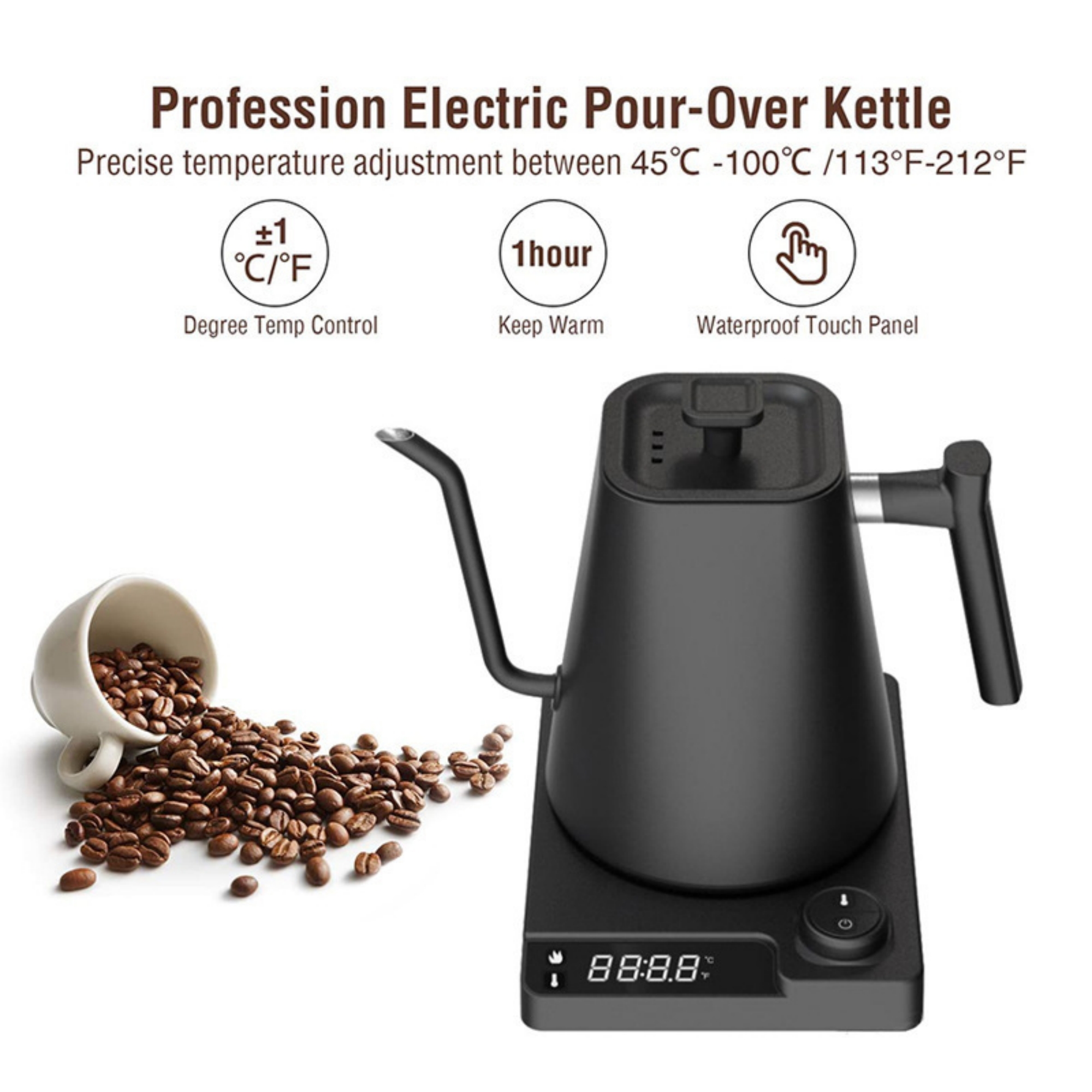 Gooseneck Electric Kettle Item No#11692 - Image 4