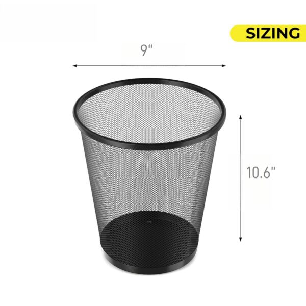 Round Mesh Wastebasket Item No#11706 - Image 3