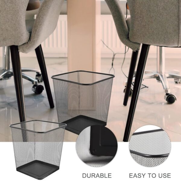 Square Mesh Wastebasket Item No#11707 - Image 6