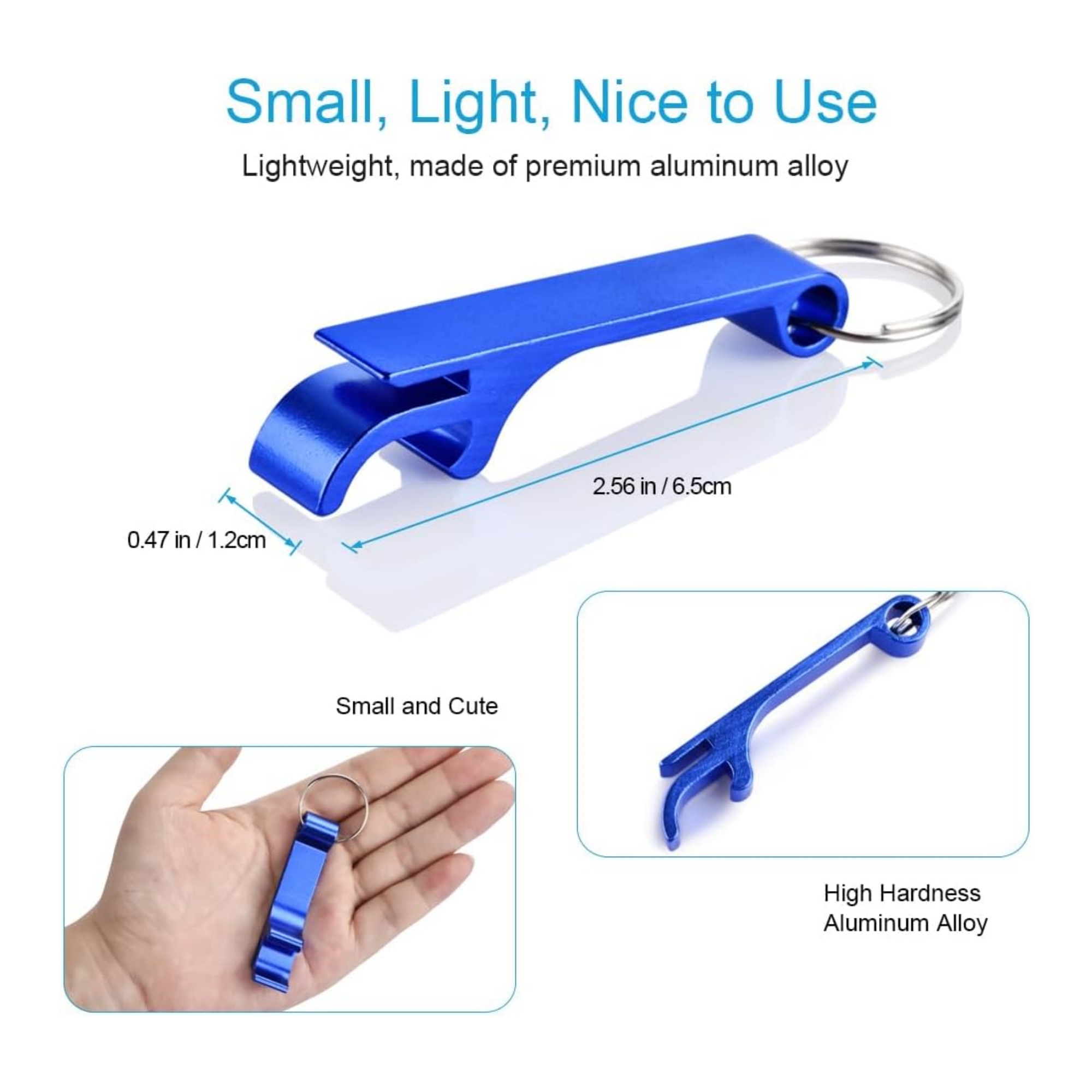 Metal Keychain Bottle Opener Item No#11710 - Image 3
