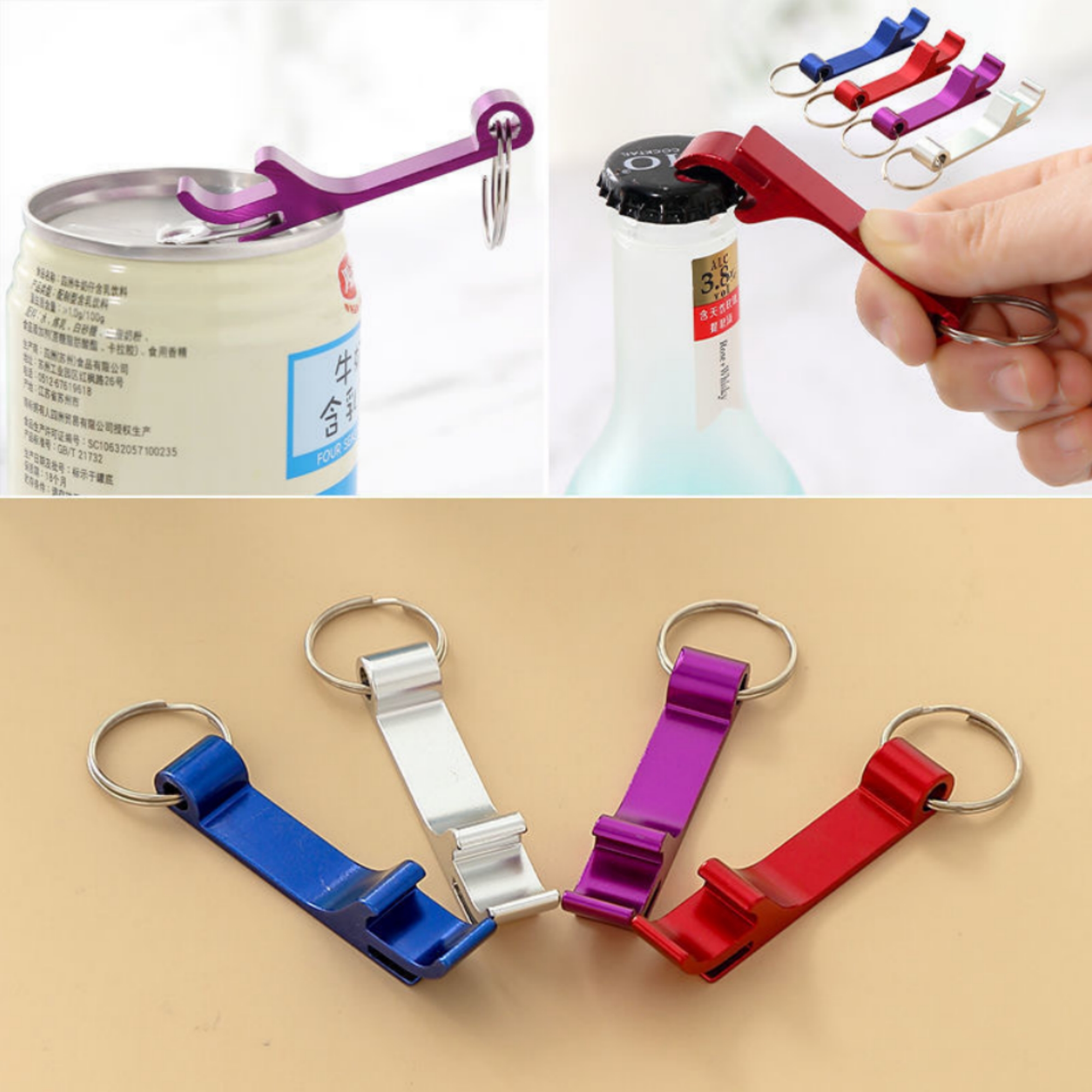 Metal Keychain Bottle Opener Item No#11710 - Image 5