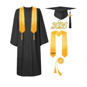 2026 Graduation Cap And Gown Sets Item No#11713