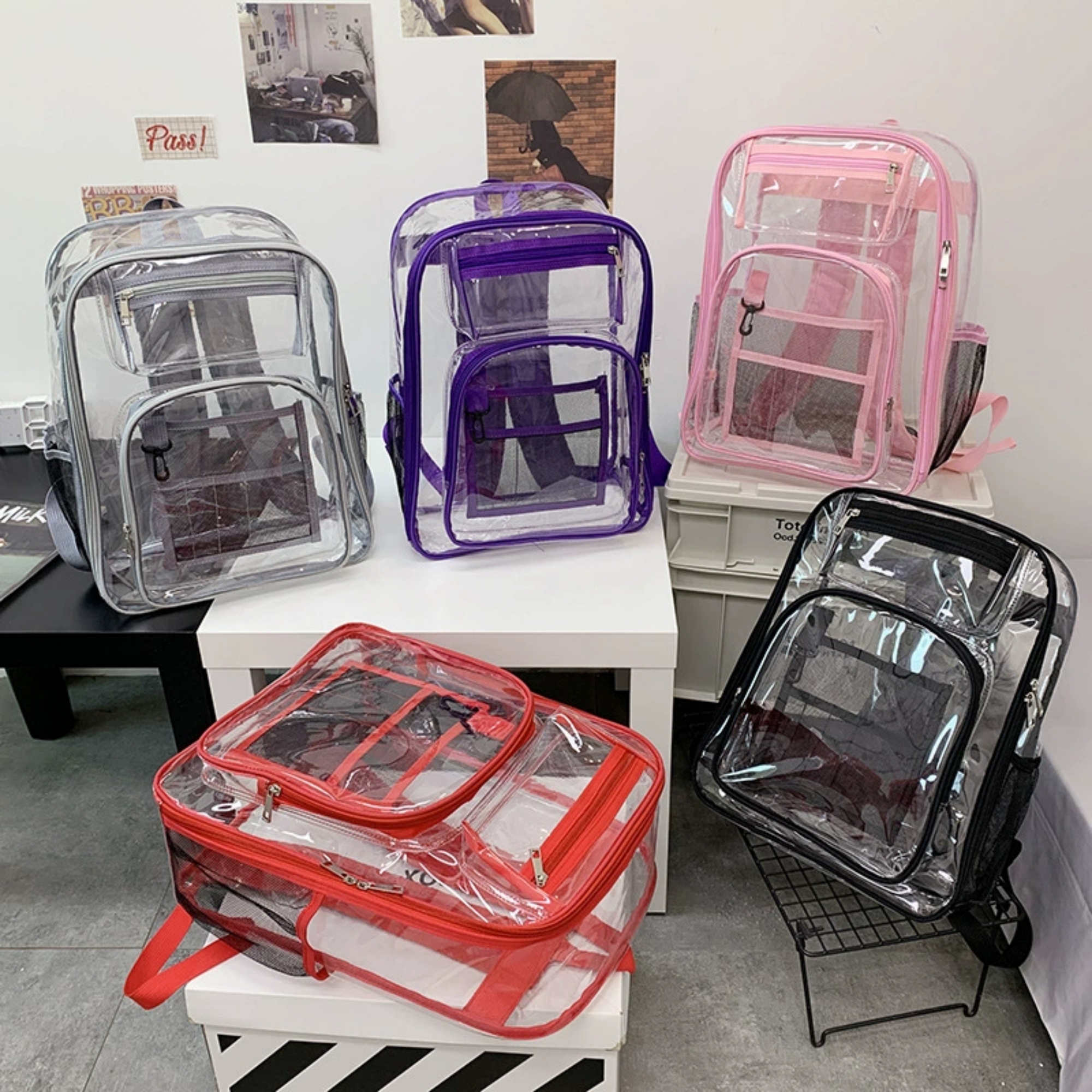 PVC Clear Backpack Item No#11720 - Image 5