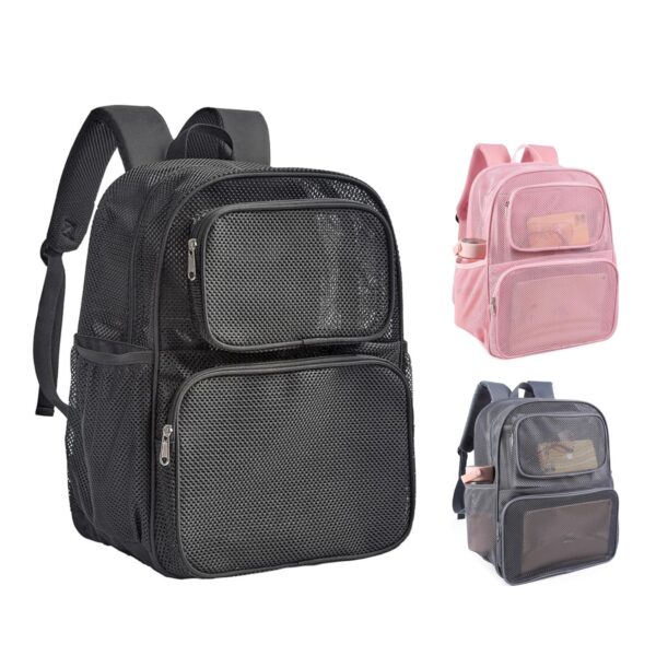 See Through Mesh Backpack Item No#11724 - Image 2