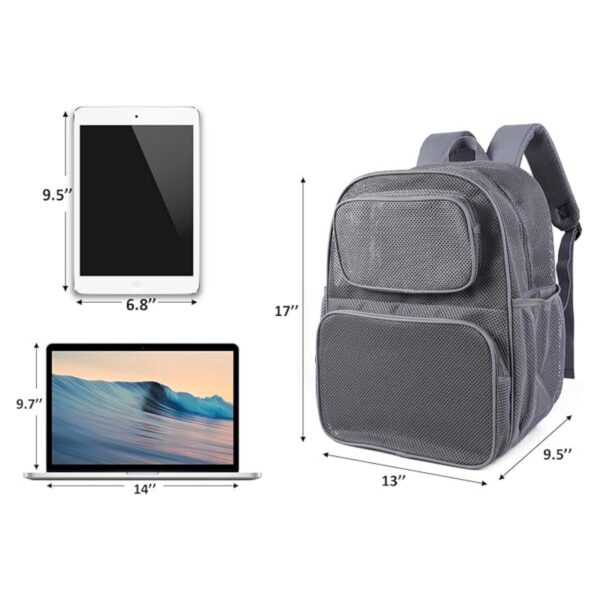 See Through Mesh Backpack Item No#11724 - Image 3