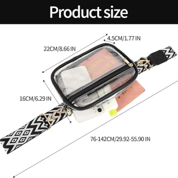 Clear Stadium Purse Item No#11725 - Image 3