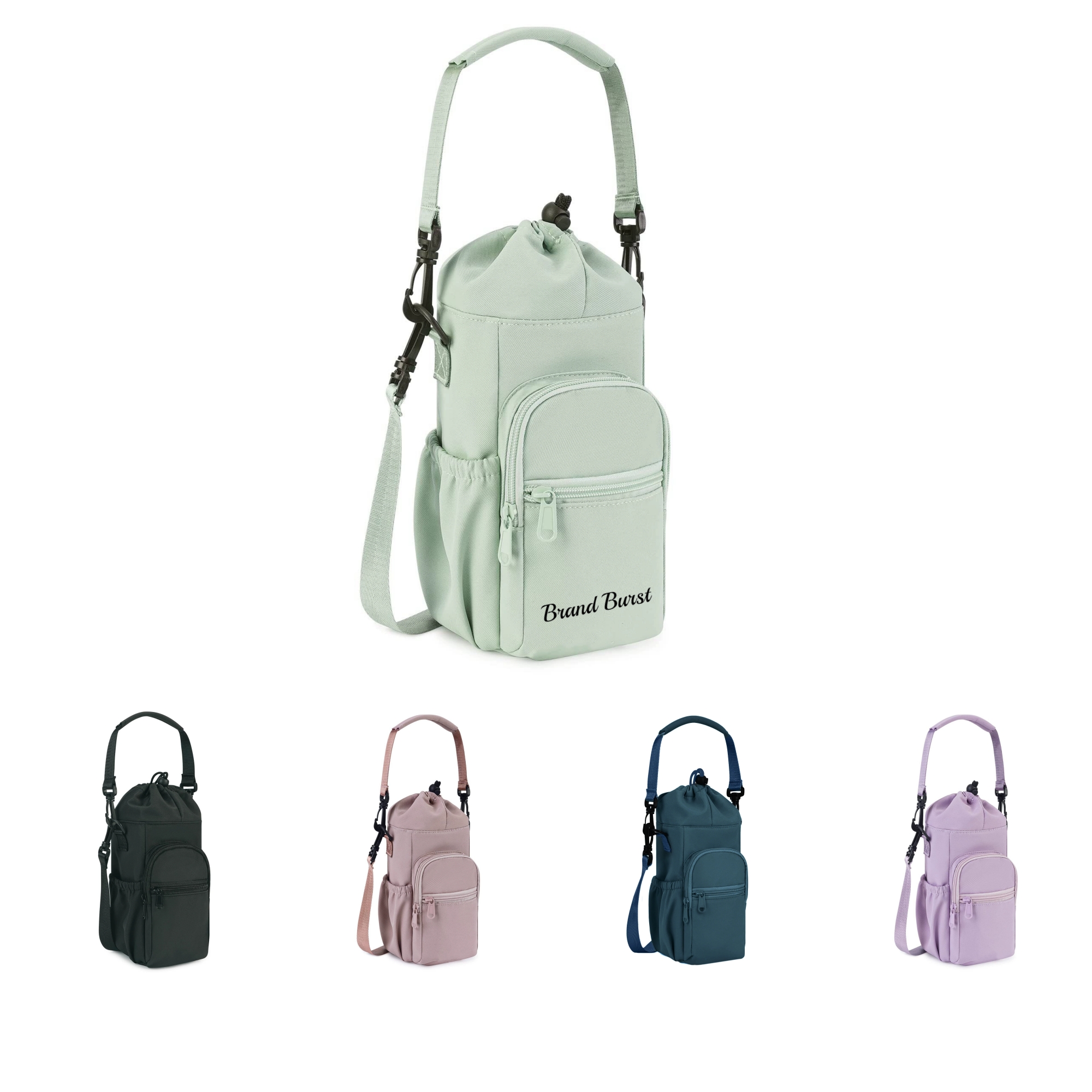 Water Bottle Holder With Strap Item No#11728