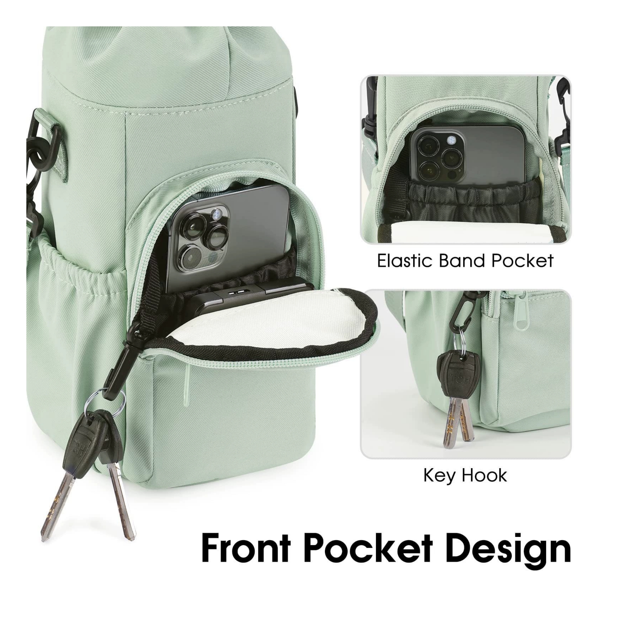 Water Bottle Holder With Strap Item No#11728 - Image 6