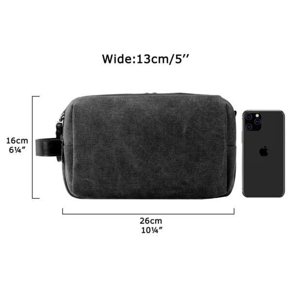 Canvas Toiletry Bag Item No#11737 - Image 3