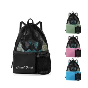 Mesh Drawstring Swim Backpack Item No#11740