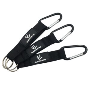 Climbing Carabiner Strap With Key Ring And PVC Grip Item No#12438