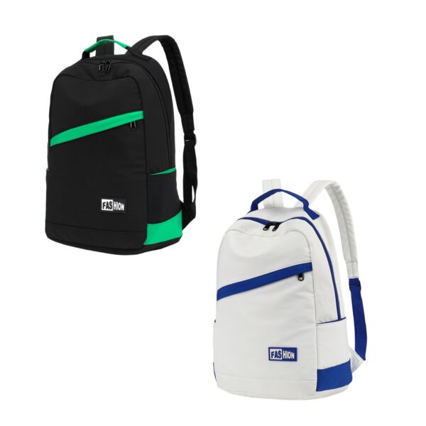 Large Capacity Color-Block Casual Backpack Item No#12455