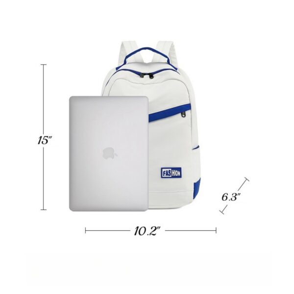 Large Capacity Color-Block Casual Backpack Item No#12455 - Image 3