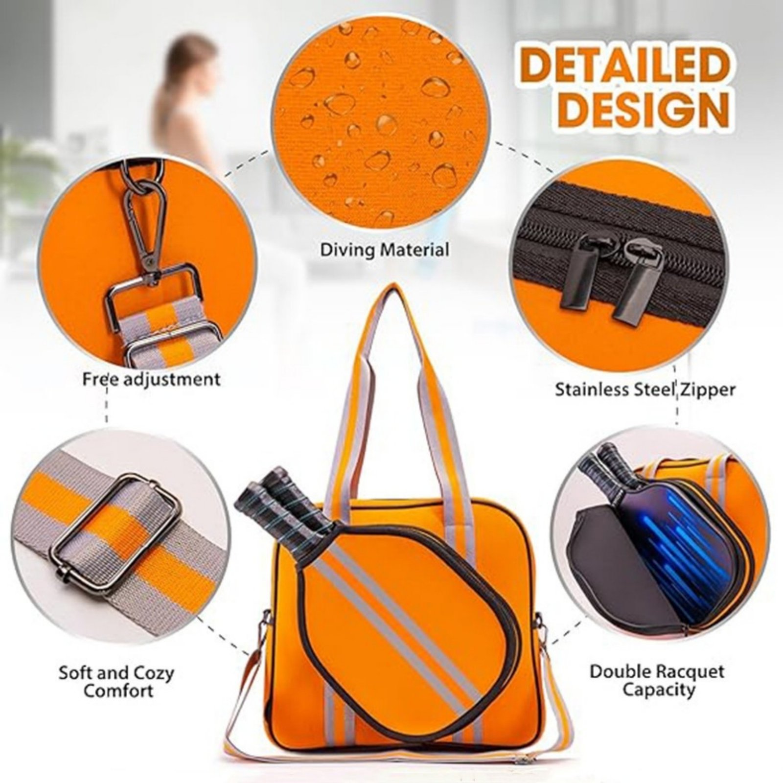 Crossbody Sling Pickleball Bag Item No#12459 - Image 4
