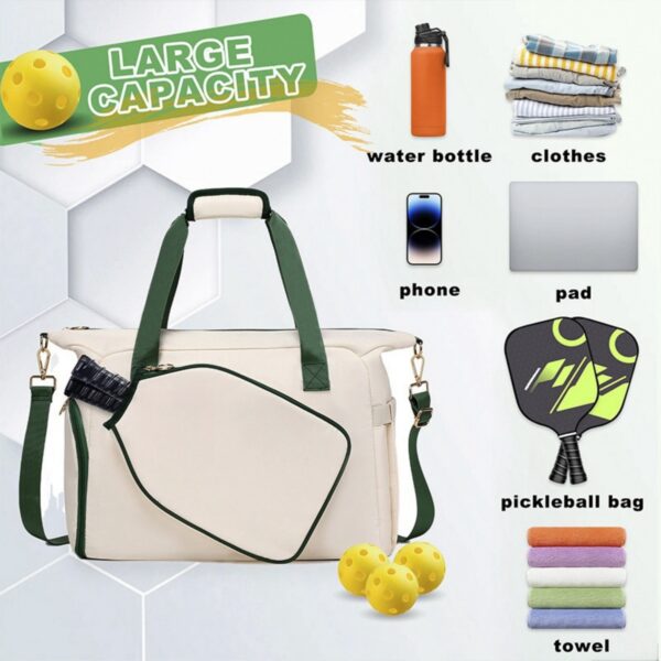 Stylish Pickleball Tote Bag With Adjustable Strap Item No#12466 - Image 4