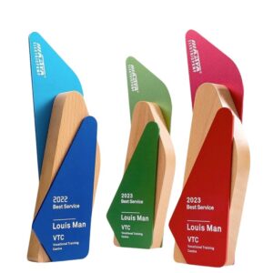 Creative Wooden Award Trophy Item No#12497