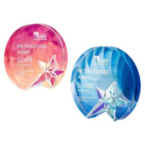Round Colorful Crystal Trophy Item No#12499