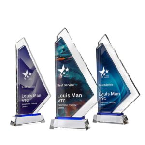 Sail Crystal Trophy Item No#12505