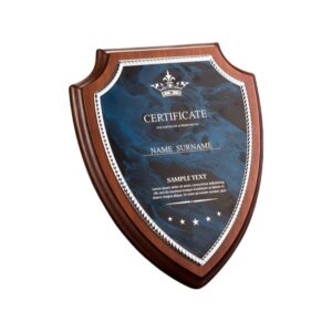 Wooden Shield Medal Item No#12506