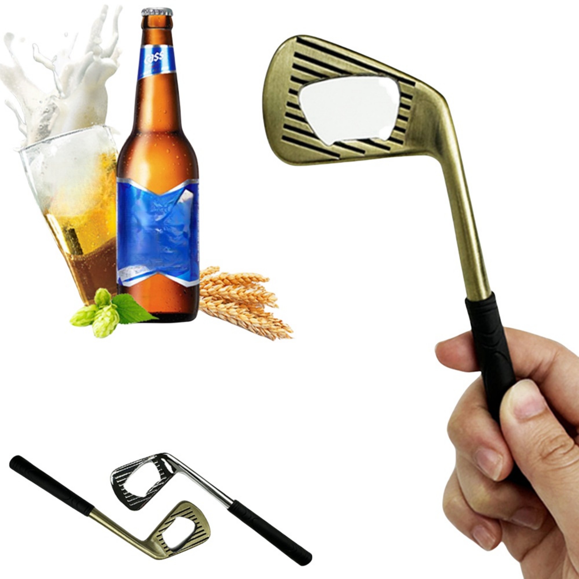 Zinc Alloy Golf-Shaped Bottle Opener Item No#12513