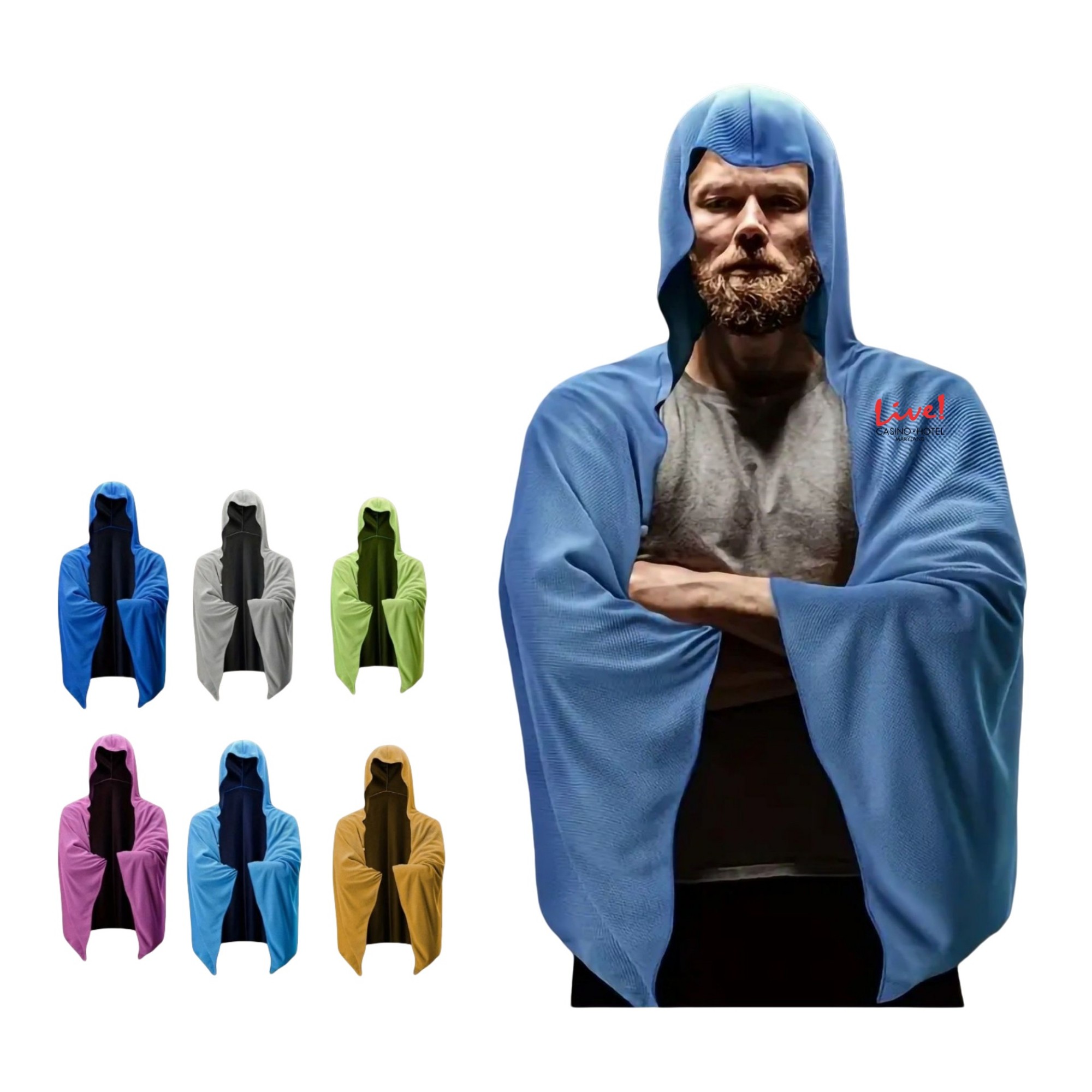 Quick Dry Sports Cooling Sun Protection Poncho Towel Item No#12525