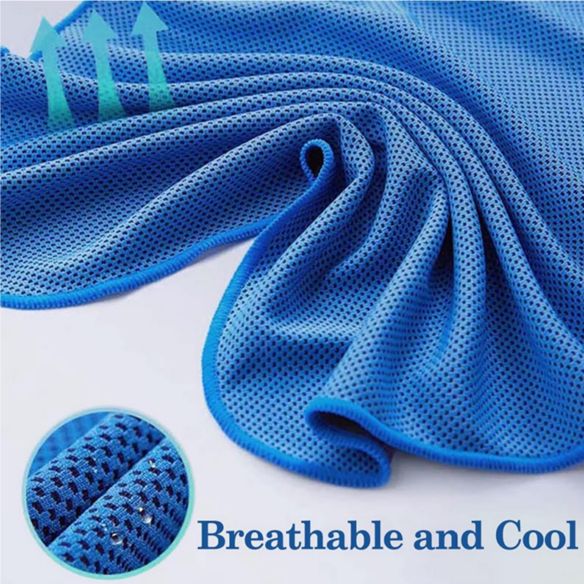 Quick Dry Sports Cooling Sun Protection Poncho Towel Item No#12526 - Image 6