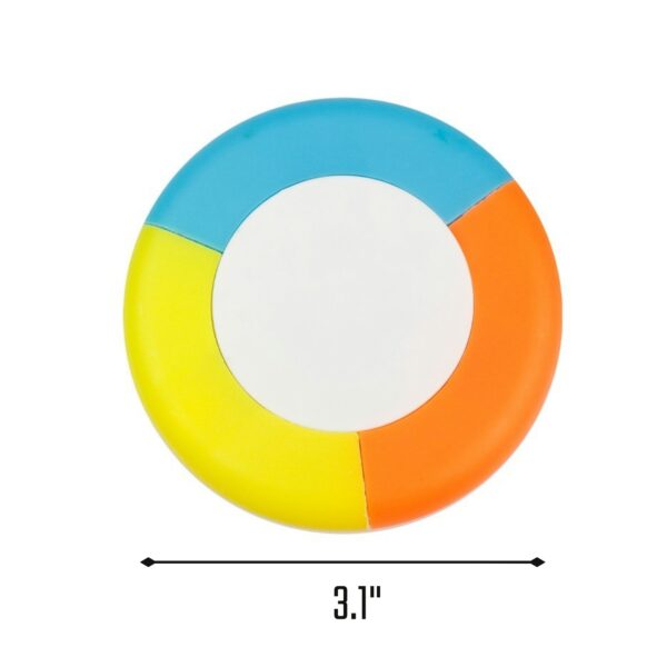 Three Color Round Shaped Highlighters Item No#12551 - Image 3