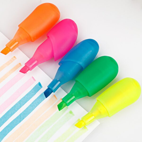 Five Color Finger Shaped Highlighters Item No#12553 - Image 3
