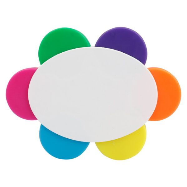 Six Color Flower Shaped Highlighters Item No#12554 - Image 2
