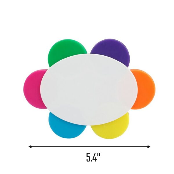 Six Color Flower Shaped Highlighters Item No#12554 - Image 3