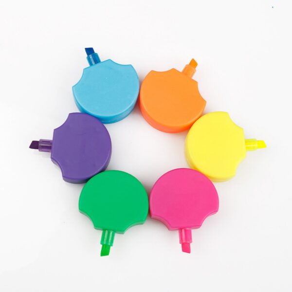 Six Color Flower Shaped Highlighters Item No#12554 - Image 4