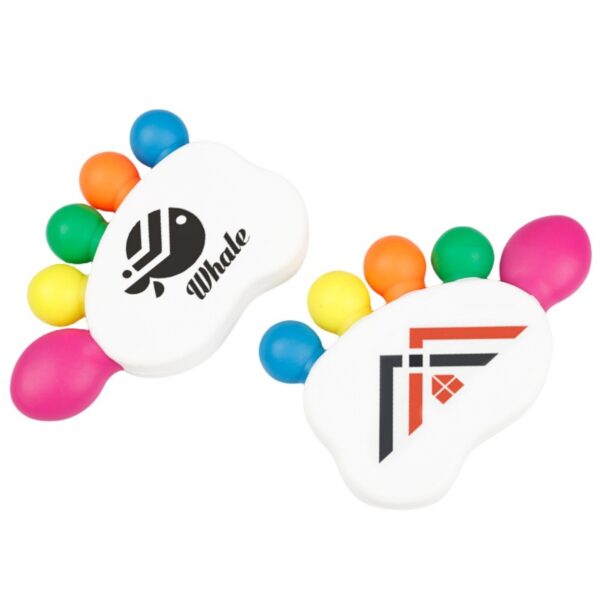 Five Color Toe Shaped Highlighters Item No#12555
