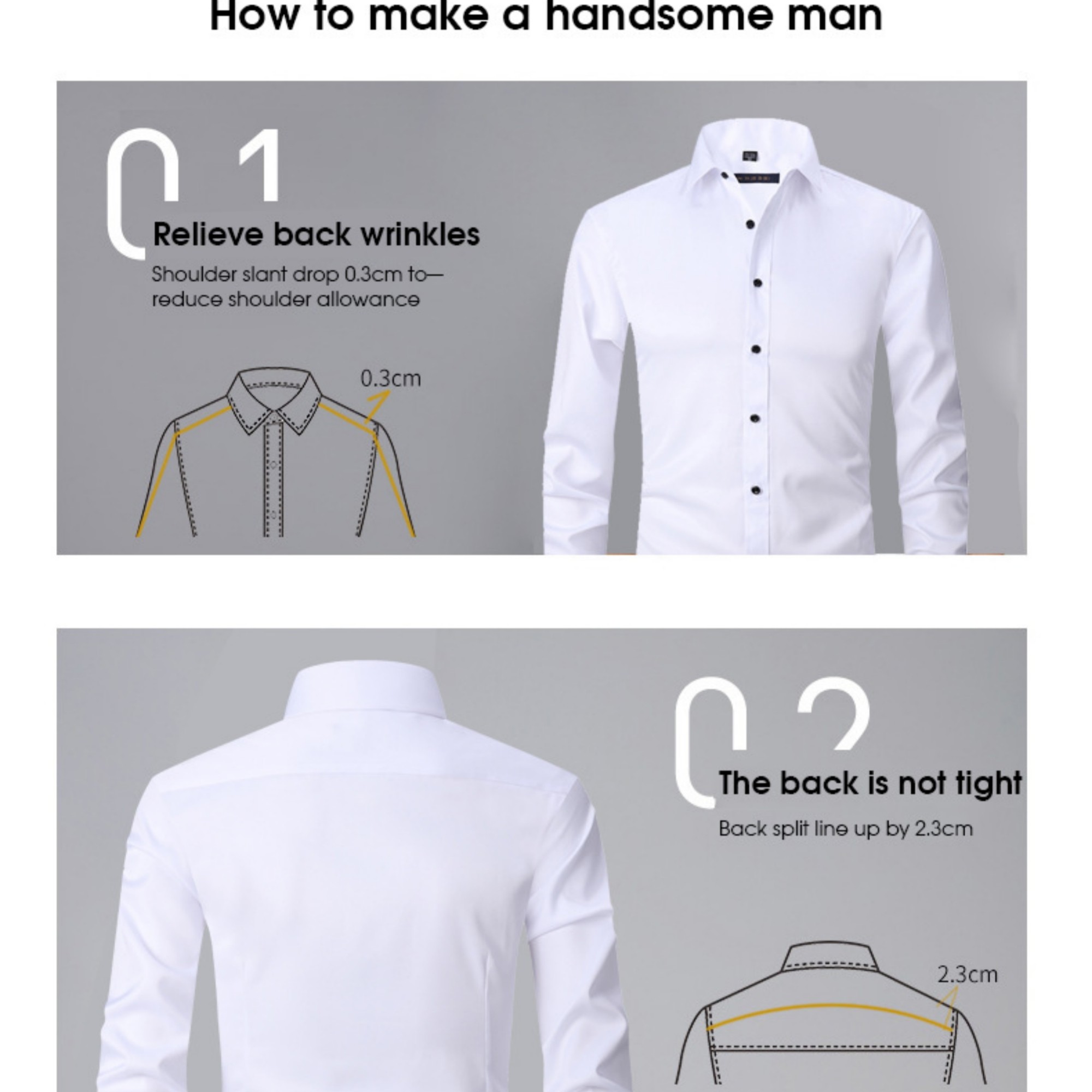 Men's Dress Shirt Item No#11776 - Image 3