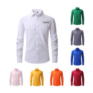 Solid Men's Dress Shirt Item No#11778