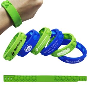 Bubble Fun Silicone Wristband Item No#12602