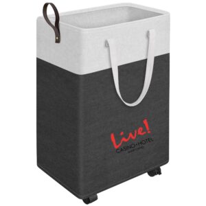 Large Foldable Wheeled Laundry Basket Item No#12606